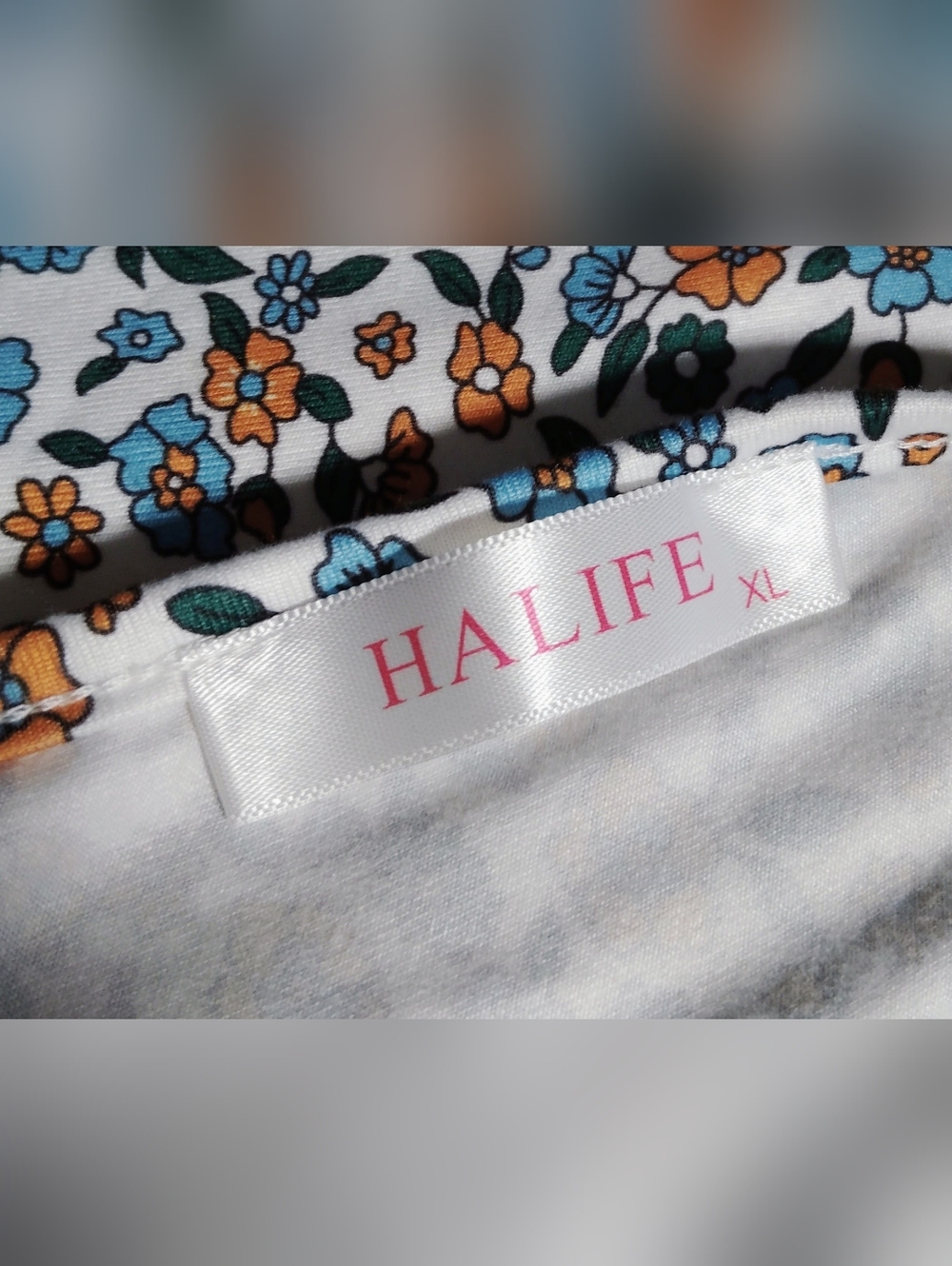 Halife Floral Maxi Dress Sz-XL - Picture 5 of 9